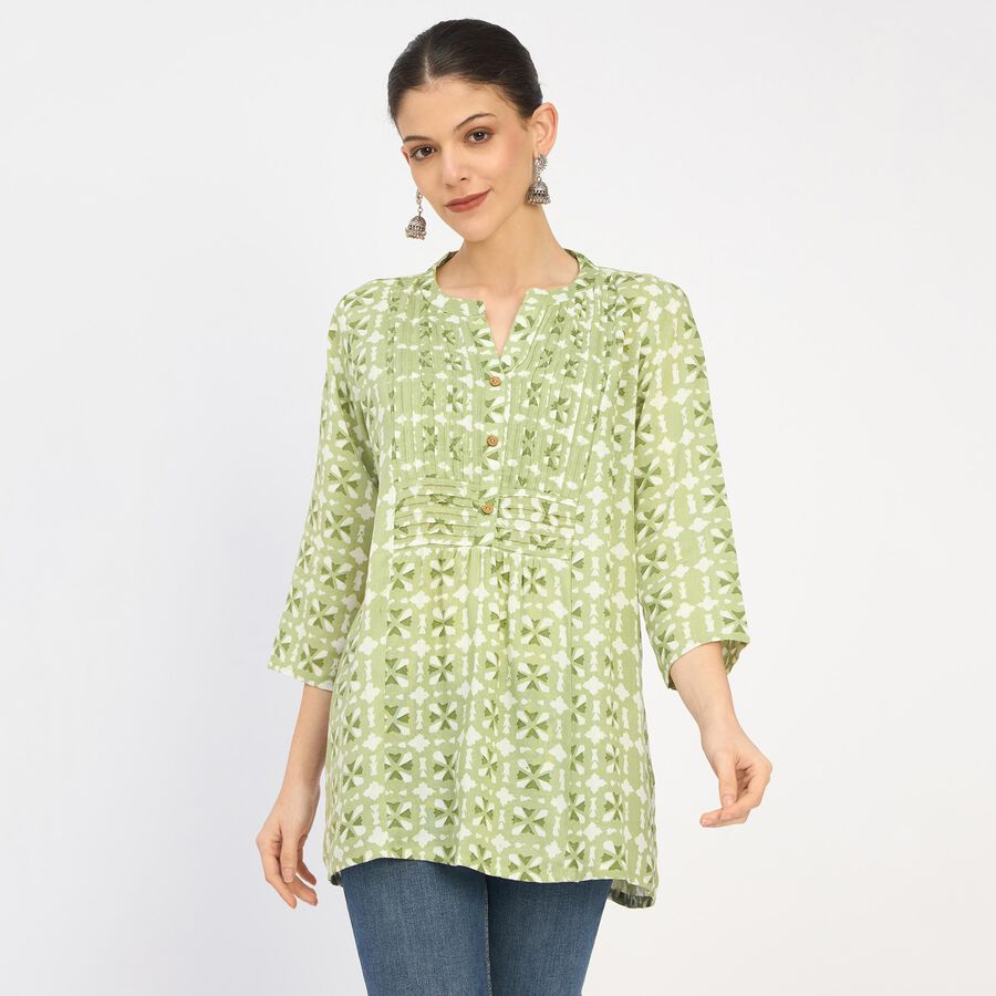 Ladies' Kurta, Light Green, large image number null