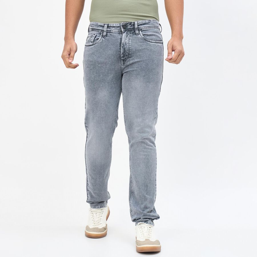 Men's Slim Fit Jeans, Light Grey, large