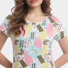 Women's White Nighty, सफ़ेद, small