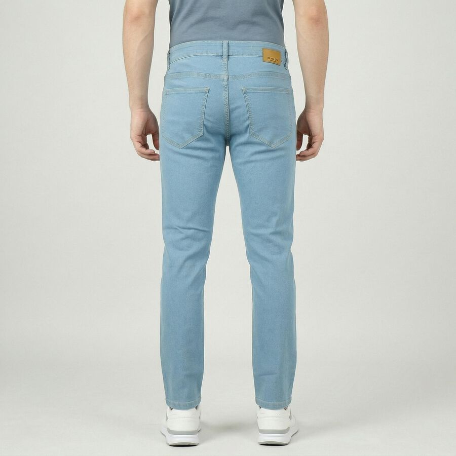 Men's Blue Slim Fit Classic Jeans, Ice Blue, large