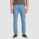Men's Light Blue Slim Fit Clean Look Jeans, Light Blue, small