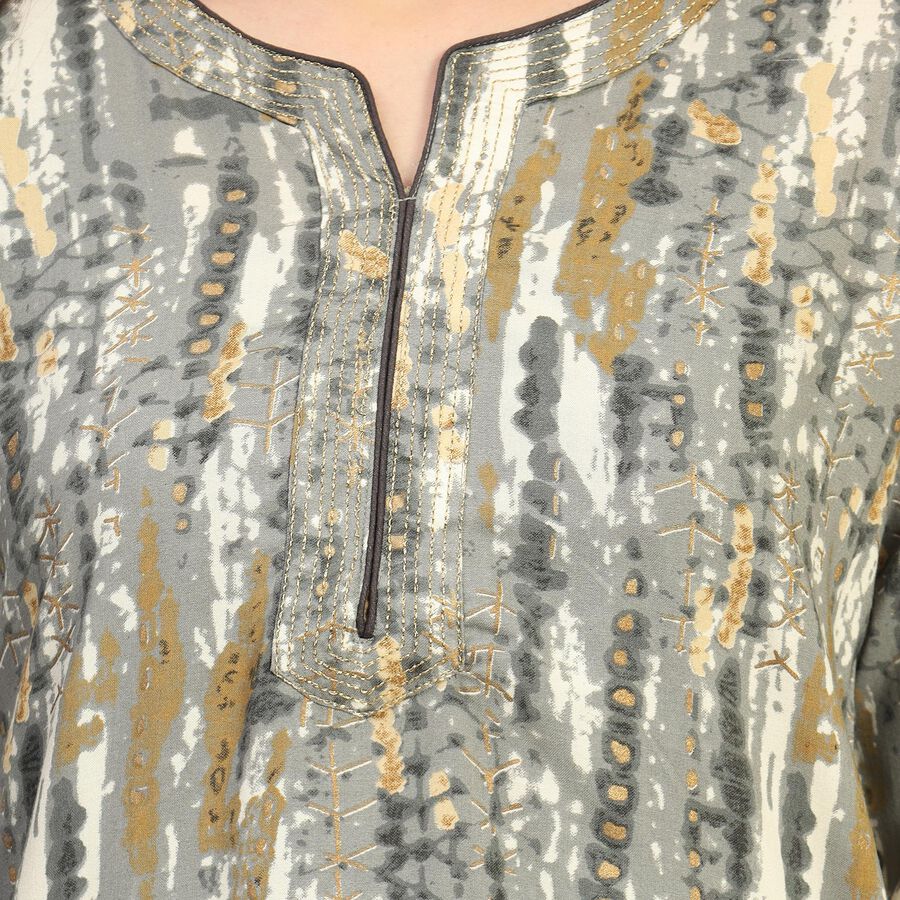 Ladies' Kurta, Light Grey, large image number null