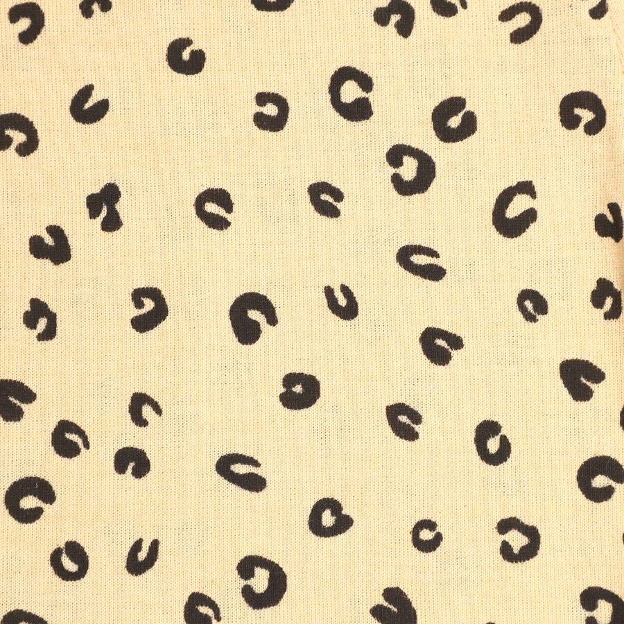 Girls All Over Print Capri, Beige, large image number null