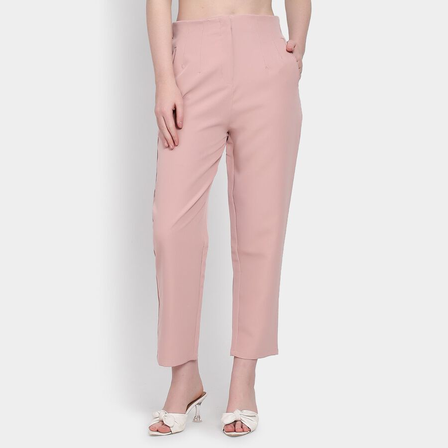 Ladies' Trousers, हल्का गुलाबी, large image number null