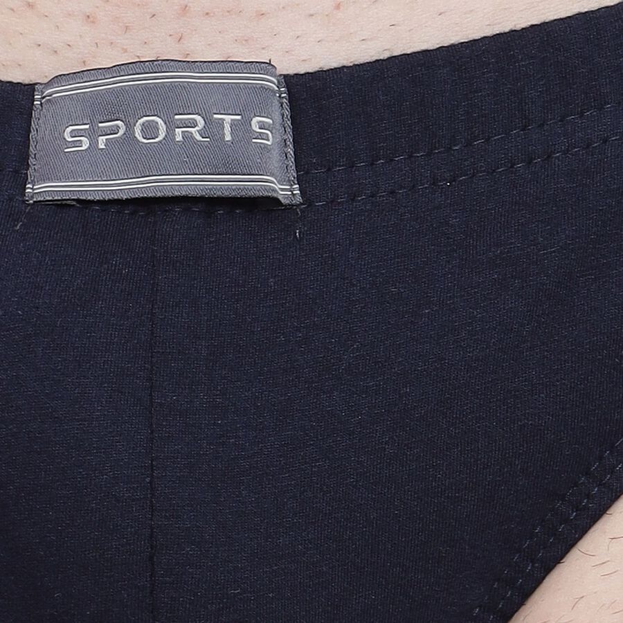 Men's Cotton Briefs, Navy Blue, large image number null
