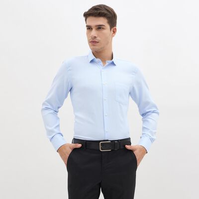 Men's Light Blue Classic Formal Shirt