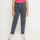 Girls' Jeans, हल्का ग्रे, small image number null