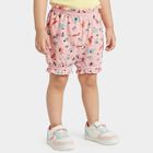 Girls Pink Regular Fit Printed Bloomer, हल्का गुलाबी, small