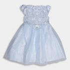 Girls' Frock , हल्का नीला, small image number null