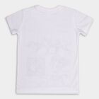 Boys' Half Sleeves T-Shirt, Off White, small image number null
