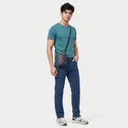 Men's Mid Blue Slim Fit Clean Wash Jeans, Mid Blue, small