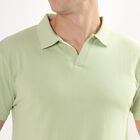 Men's Light Sage Green Polo Neck T-Shirt, Light Green, small image number null