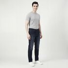 Men's Blue Slim Fit Classic Jeans, Dark Blue, small