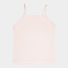 Girls Cotton Vest, Light Pink, small image number null