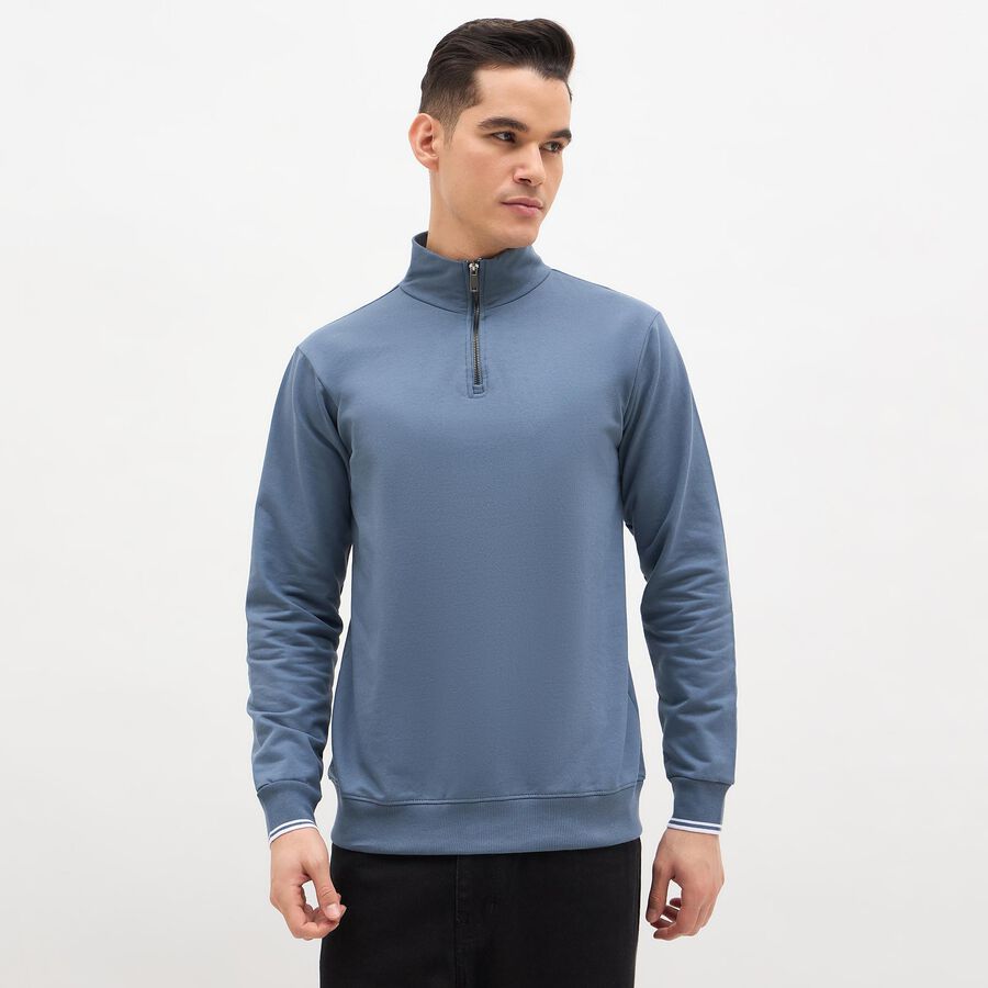 Men's Sweatshirt, Teal Blue, large image number null