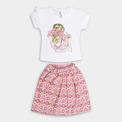 Girls' Top Skirt