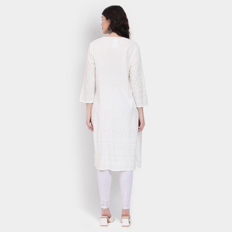 Ladies' Kurta, White, large image number null