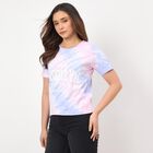 Ladies' Round Neck T-Shirt, लाइलेक, small