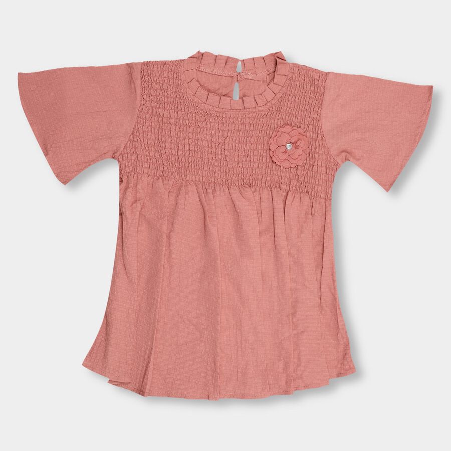 Girls' T-Shirt , हल्का गुलाबी, large image number null