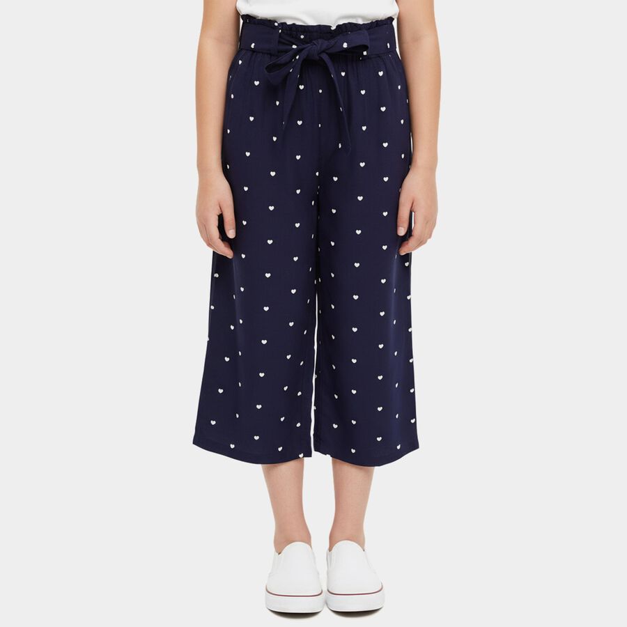 Girls' Capri, Navy Blue, large