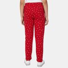 Girls Fuchsia Regular Fit Elasticated Waist Pyjama, रानी (फ्यूशिया), small