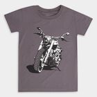 Boys' Half Sleeves T-Shirt , Dark Grey, small image number null