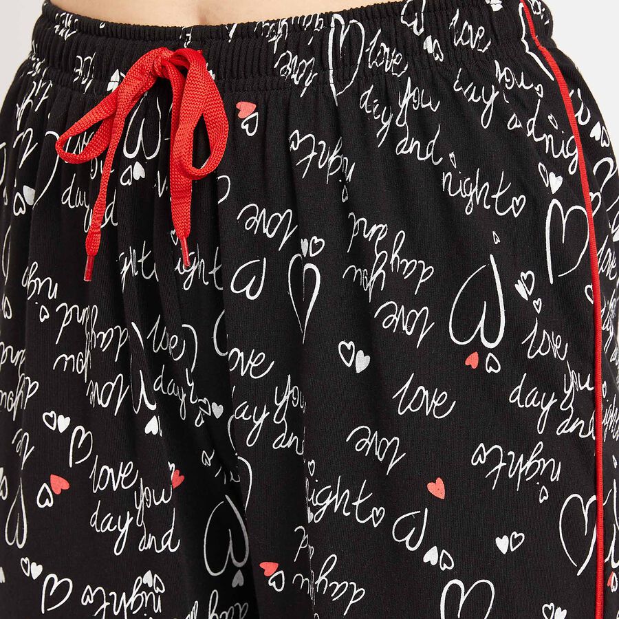 All Over Print Pyjama, Black, large image number null