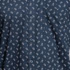 Men's 100% Cotton Formal Shirt, Navy Blue, small image number null
