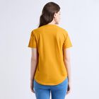 Ladies' Round Neck T-Shirt , Mustard, small image number null