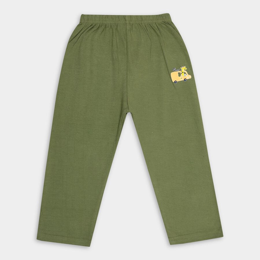 Infants' 100% Cotton Pyjama, Olive, large image number null