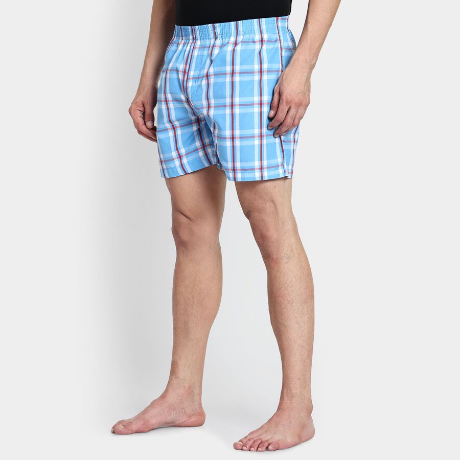 Men's Boxers, Mid Blue, large image number null
