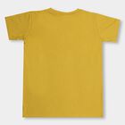 Boys' 100% Cotton Half Sleeves T-Shirt, पीला, small image number null