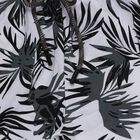 Boys' Muted Charcoal Gray Regular Fit Bermuda Shorts, सफ़ेद, small