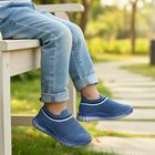 Boys' Blue Slip-On Sneakers, Blue, small