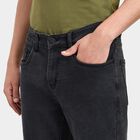 Men's Slim Fit Jeans, गहरा ग्रे, small image number null
