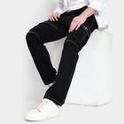 Men's 100% Cotton Skinny Jeans , Black, small image number null