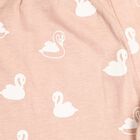 Infant Girl's Cotton Capri Set, Light Pink, small image number null
