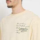 Men's 100% Cotton Round Neck Half Sleeves T-Shirt , एक्रू मिश्रित, small