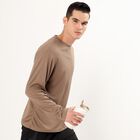 Men's T-Shirt, भूरा, small image number null