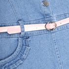 Girl's Frock, हल्का नीला, small image number null