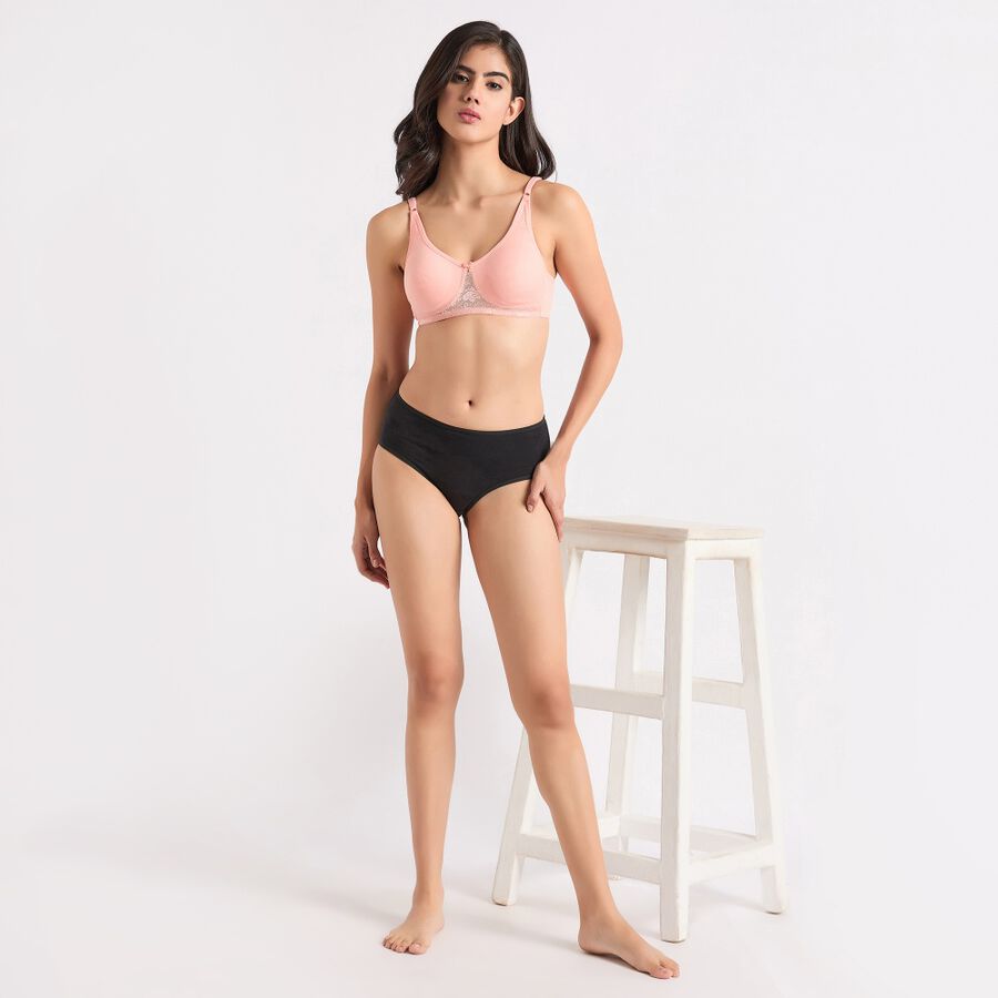 Ladies' Non-Padded Bra, Peach, large image number null