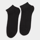 Men's Socks (Pack of 3), काला, small