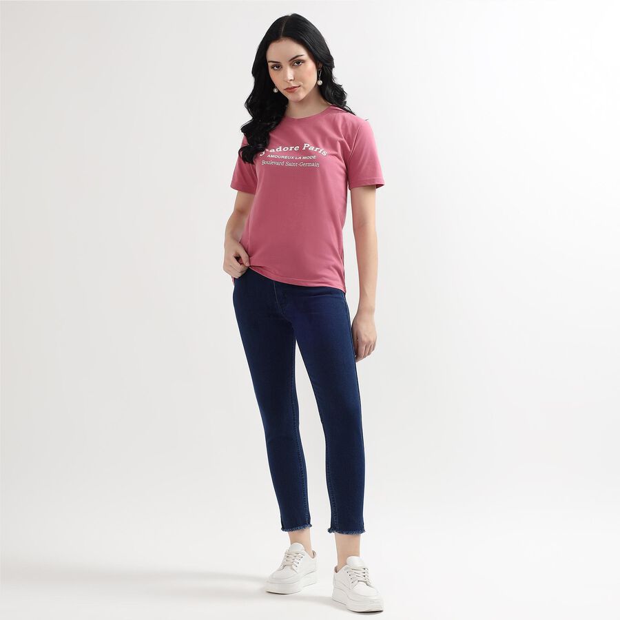 Ladies' Jeans, गहरा नीला, large image number null