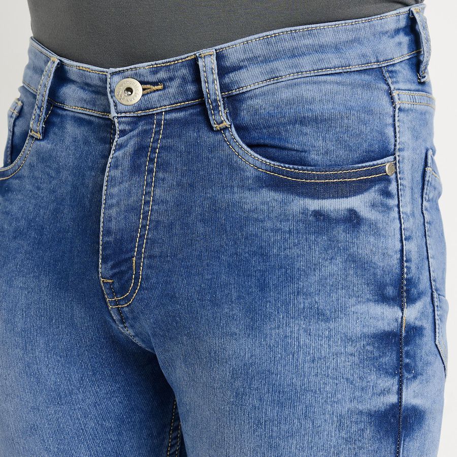 Men's Skinny Jeans, Mid Blue, large image number null