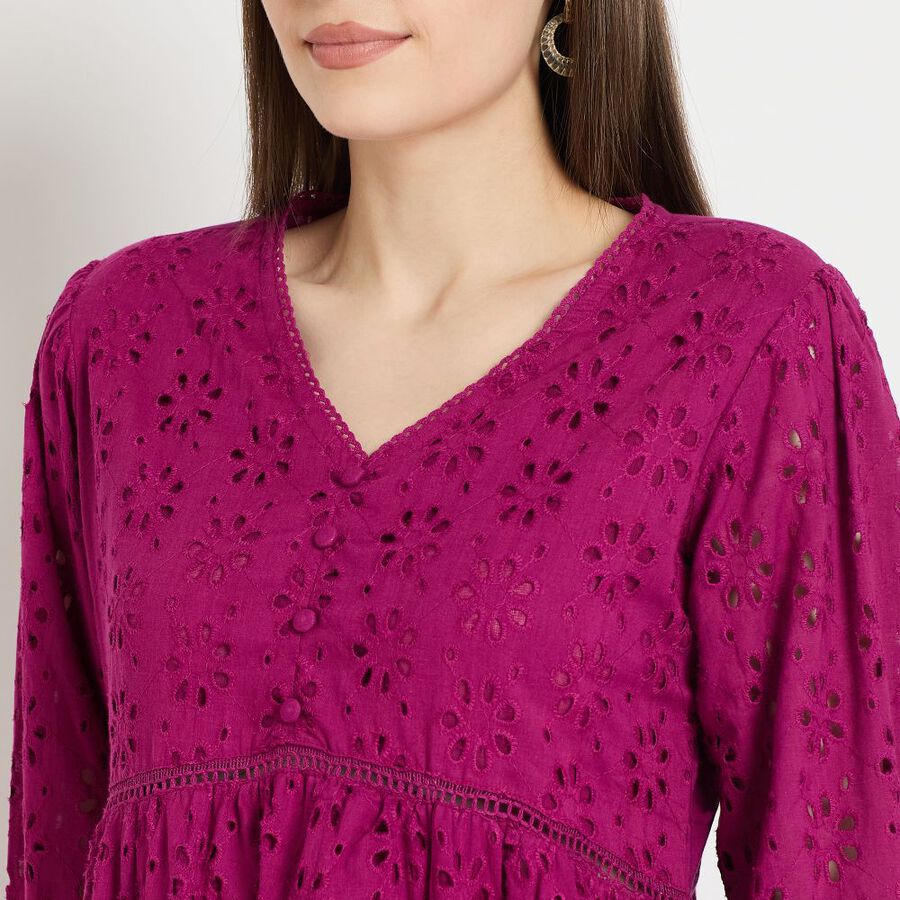 Ladies' Dress, Purple, large image number null