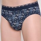 Men's 100% Cotton Briefs, Navy Blue, small