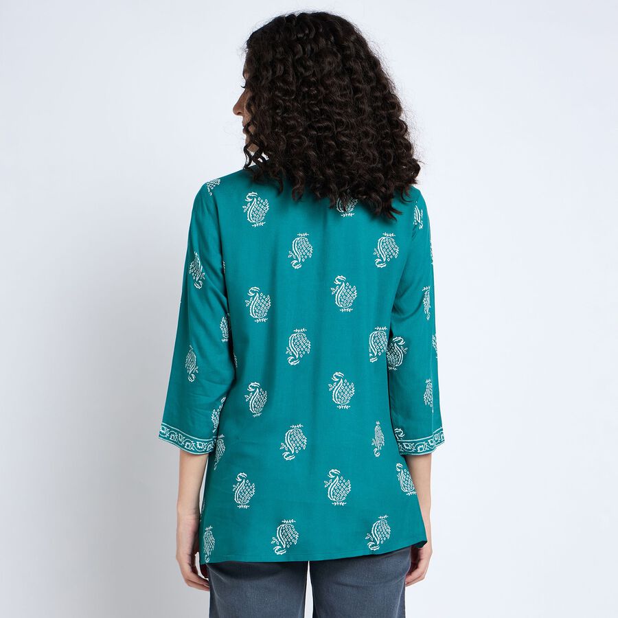 Ladies' Kurta , टील ब्लू, large image number null