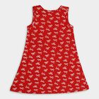 Girls' Frock , Red, small