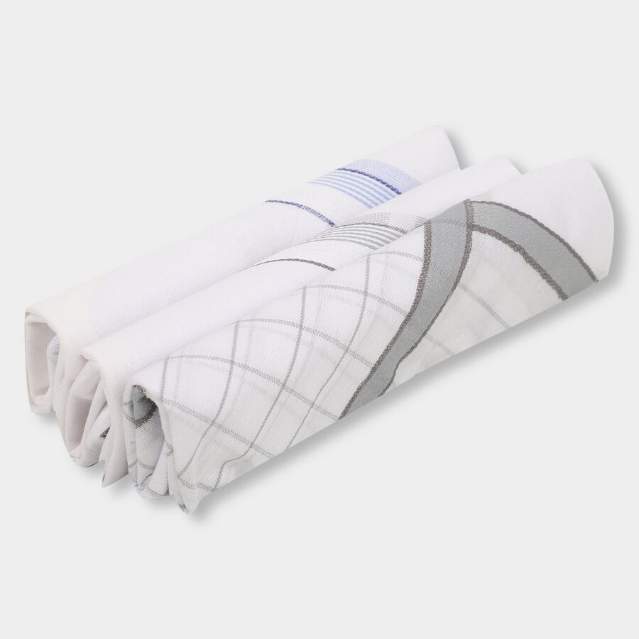Men's Hanky, White, large image number null