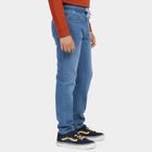 Boys Blue Slim Fit Jeans, Mid Blue, small